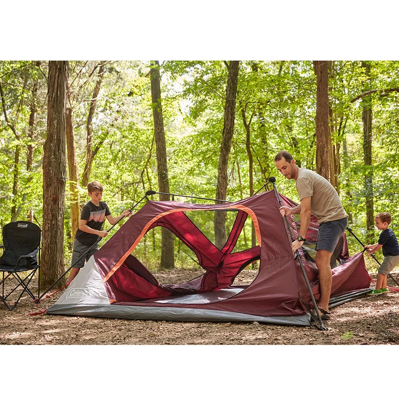 Coleman Skylodge 4-Person Instant Camping Tent, Blackberry 9 Coleman Skylodge 4-Person Instant Camping Tent, Blackberry - Image 7