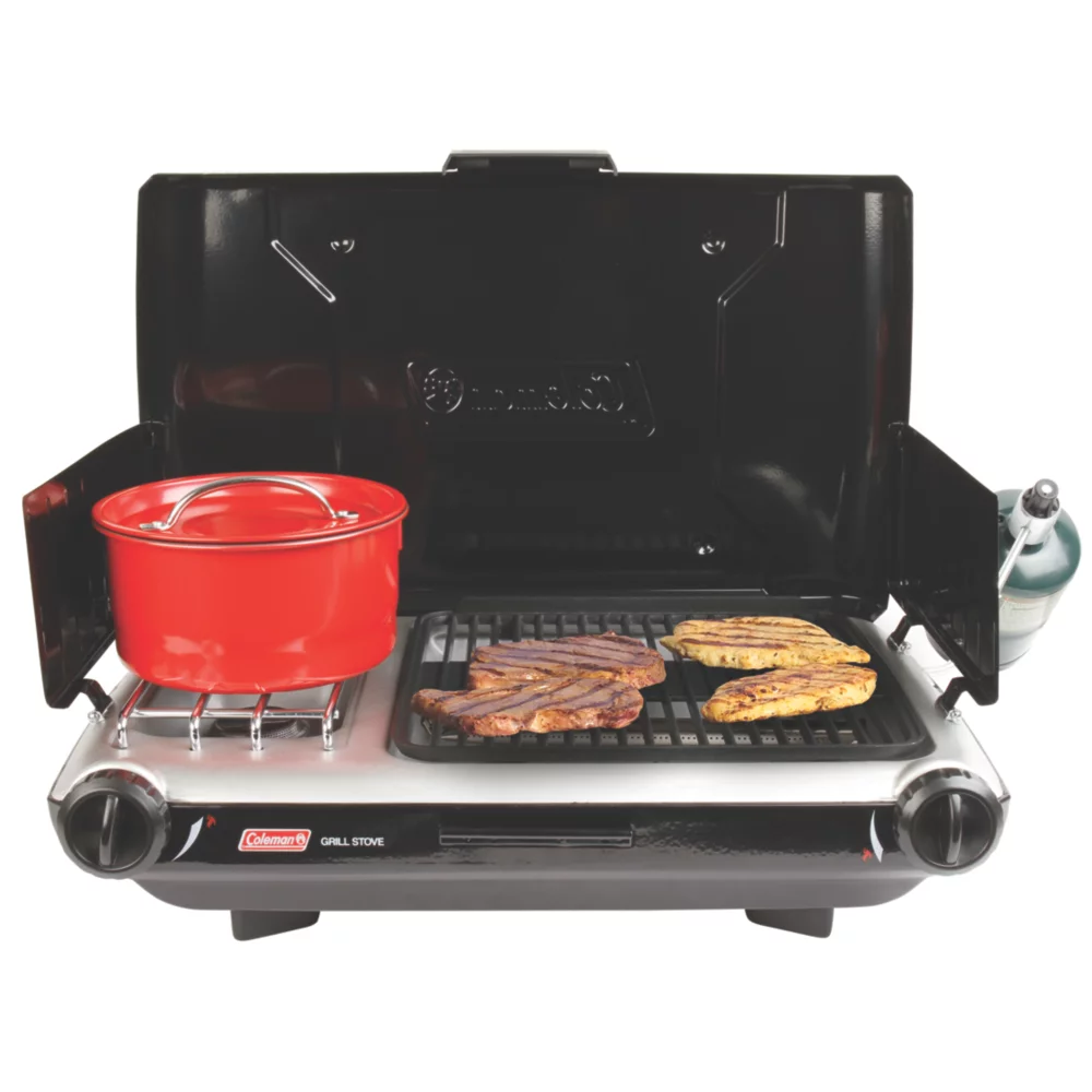 Coleman Tabletop Propane Gas Camping Grill/Stove, 2-Burner 9 Coleman Tabletop Propane Gas Camping Grill/Stove, 2-Burner - Image 7