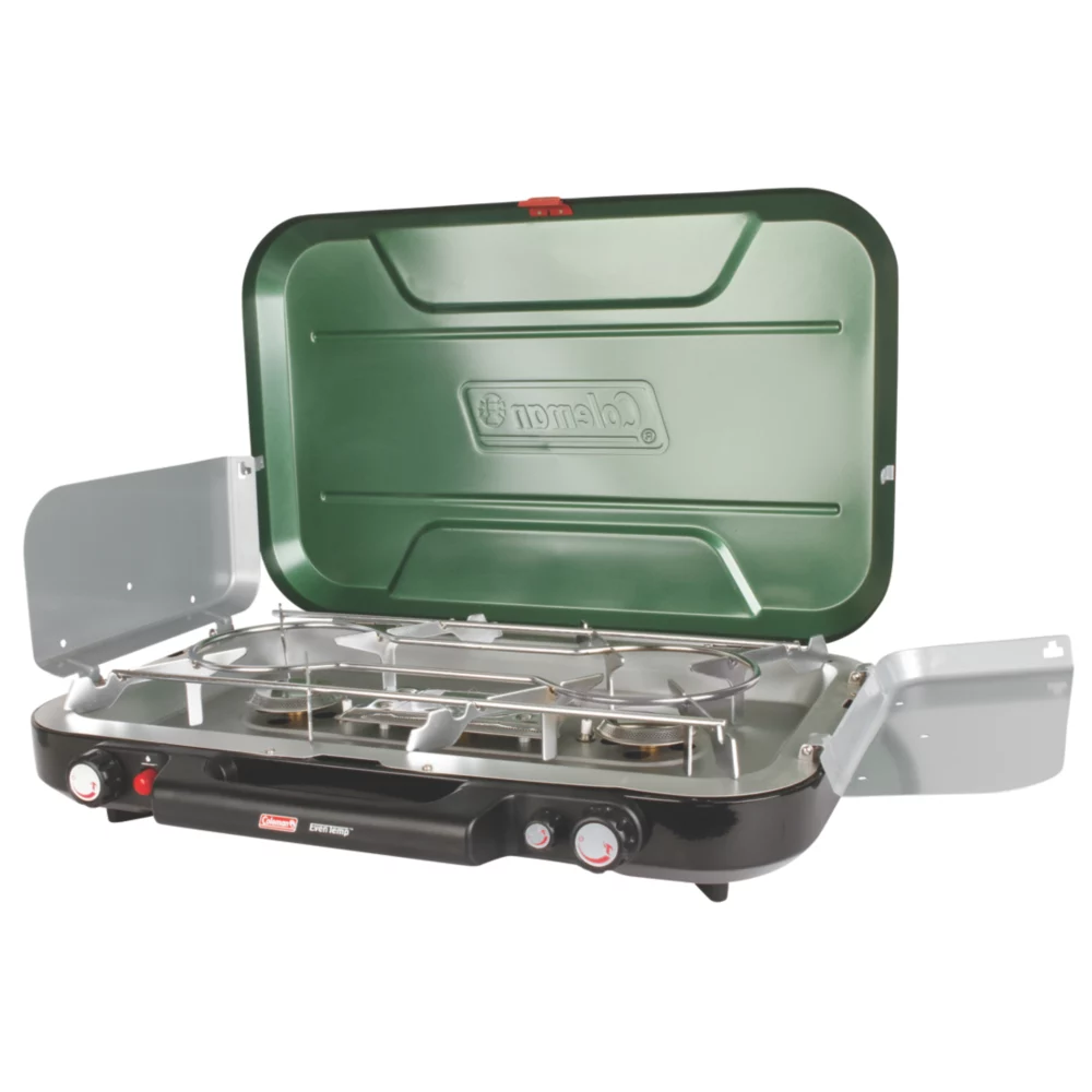 Coleman Even-Temp™ Propane Gas Camping Stove, 3-Burner 4 Coleman Even-Temp™ Propane Gas Camping Stove, 3-Burner - Image 2