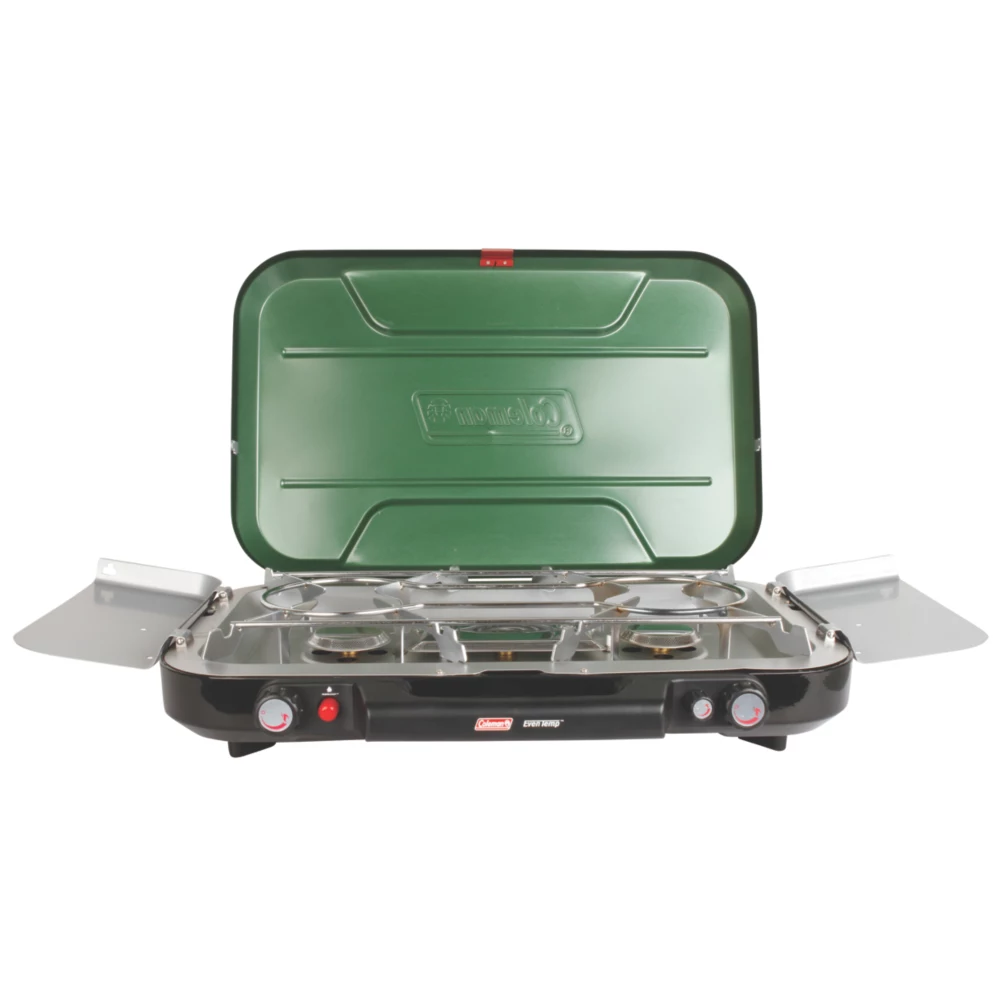 Coleman Even-Temp™ Propane Gas Camping Stove, 3-Burner 3 Coleman Even-Temp™ Propane Gas Camping Stove, 3-Burner