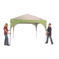 Coleman 10 X 10 Canopy Sun Shelter With Instant Setup -Campout Gear Shop 2000023970 setup 3