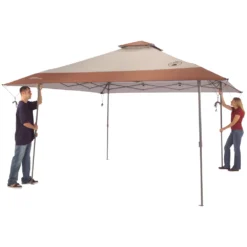 Coleman 13 X 13 Canopy Sun Shelter, Khaki -Campout Gear Shop 2000023972 Step3