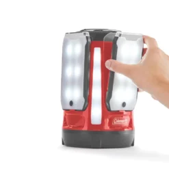 Coleman Quad® Pro 800L LED Lantern -Campout Gear Shop 2000030727 coleman lantern quad pro multi panel c004 red straight on