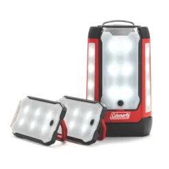 Coleman 3-panel 600 Lumen Lantern 14 Coleman 3-panel 600 Lumen Lantern -Campout Gear Shop 2000032684 coleman multi panel expansion 3 panel lantern trio red straight on 3