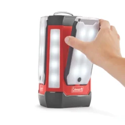 Coleman 3-panel 600 Lumen Lantern 13 Coleman 3-panel 600 Lumen Lantern -Campout Gear Shop 2000032684 coleman multi panel expansion 3 panel lantern trio red straight on 4