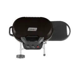 Coleman RoadTrip® 225 Portable Stand-Up Propane Grill 12 Coleman RoadTrip® 225 Portable Stand-Up Propane Grill -Campout Gear Shop 2000033048 225 Stand Up Coleman Black Overhead on Grill Closed20copy