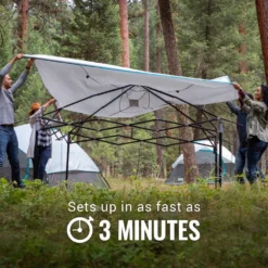 Coleman OneSource™ 10 X 10 Canopy Shelter With LED Lighting & Rechargeable Battery -Campout Gear Shop 2000035460 OneSource ATF 6 1