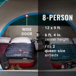 Coleman 8-Person Skydome™ Camping Tent -Campout Gear Shop 2000035803 GSM ATF 5
