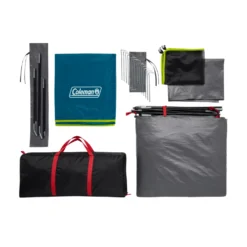 Coleman 6-Person Dark Room™ Skydome™ Camping Tent -Campout Gear Shop 2000035971 2000036529 5 Laydown 1