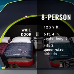 Coleman 8-Person Dark Room™ Skydome™ Camping Tent 16 Coleman 8-Person Dark Room™ Skydome™ Camping Tent -Campout Gear Shop 2000035973 GSM ATF 6