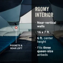 Coleman Skydome™ 8-Person Camping Tent XL, Blue Nights 13 Coleman Skydome™ 8-Person Camping Tent XL, Blue Nights -Campout Gear Shop 2000037525 3 1