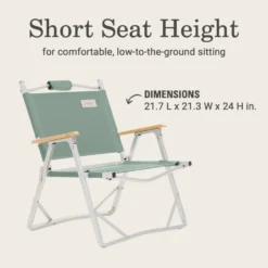 Coleman Living Collection Flat-Fold Chair -Campout Gear Shop 2149983 LivingCollection Flat FoldChair ATF4