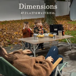 Coleman Living Collection Folding Table -Campout Gear Shop 2149987 LivingCollection FoldingTable ATF5