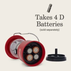 Coleman Classic 500 Lumens LED Lantern, Red -Campout Gear Shop 2155764 ATF6