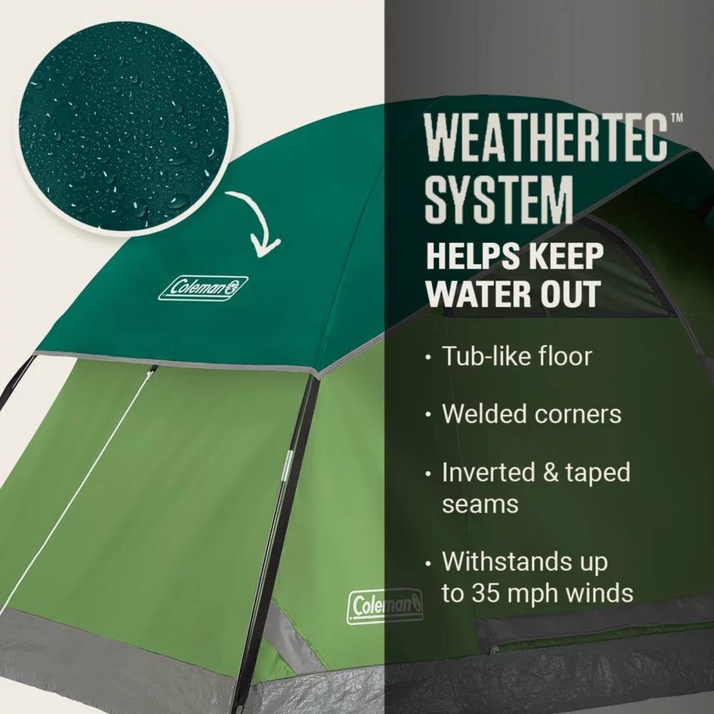Coleman Sundome® 4-Person Camping Tent 4 Coleman Sundome® 4-Person Camping Tent - Image 2