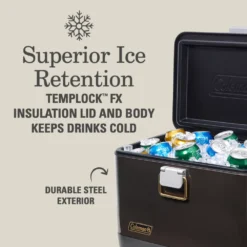 Coleman 1900 Collection™ 20-Quart Steel Belted® Cooler 11 Coleman 1900 Collection™ 20-Quart Steel Belted® Cooler -Campout Gear Shop 2156043 1900Collection 20QT Cooler ATF3