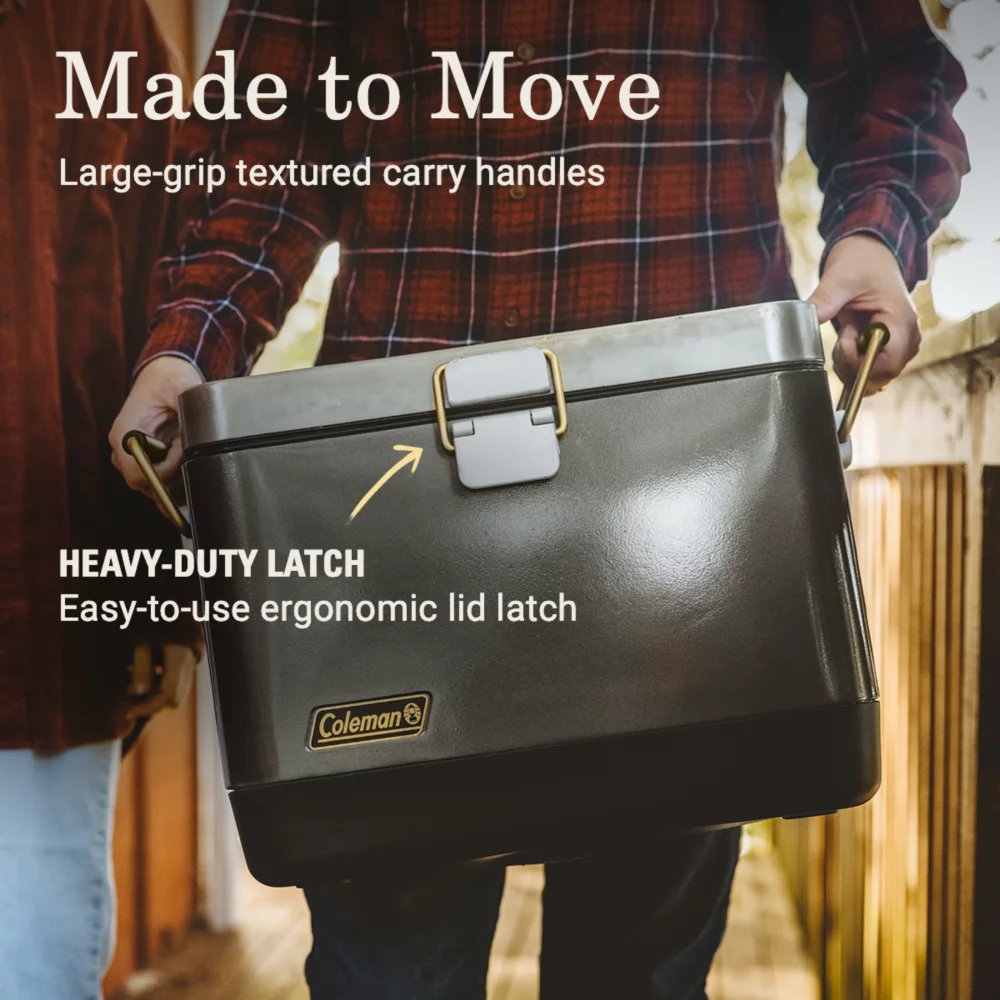 Coleman 1900 Collection™ 20-Quart Steel Belted® Cooler 7 Coleman 1900 Collection™ 20-Quart Steel Belted® Cooler - Image 5