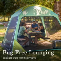 Coleman Skyshade™ 10 X 10 Screen Dome Canopy -Campout Gear Shop 2156413 ShelterSkyshadeScreendome10x10 Moss ATF2