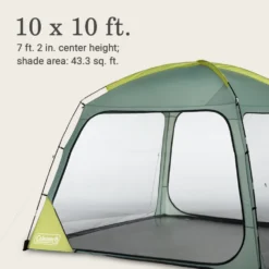 Coleman Skyshade™ 10 X 10 Screen Dome Canopy -Campout Gear Shop 2156413 ShelterSkyshadeScreendome10x10 Moss ATF6