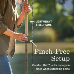 Coleman OASIS™ Lite 10 X 10 Canopy With Sun Wall -Campout Gear Shop 2156421 OasisLite10x10CanopySunWallBlack ATF3