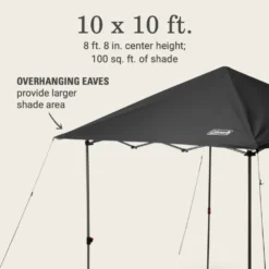 Coleman OASIS™ Lite 10 X 10 Canopy -Campout Gear Shop 2156429 OasisLite10x10CanopyBlack ATF5