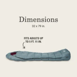 Coleman Tidelands™ 50° Mummy Sleeping Bag -Campout Gear Shop 2158163 ATF5