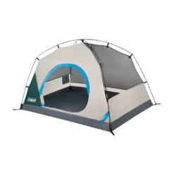 Coleman Skydome™ 2-Person Camping Tent With Full-Fly Vestibule, Evergreen 15 Coleman Skydome™ 2-Person Camping Tent With Full-Fly Vestibule, Evergreen -Campout Gear Shop 2P DmVstblFllFly Evrgrn 3 FrontAngle FlyOff DoorOpen