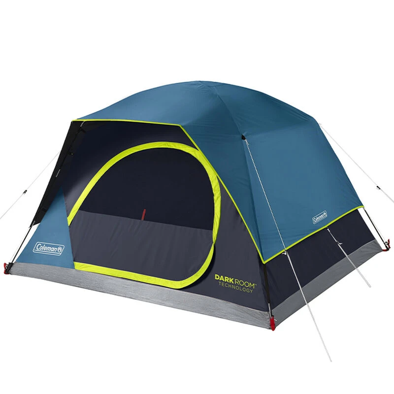 Coleman Dark Room Skydome 4-Person Camping Tent, Blue 7 Coleman Dark Room Skydome 4-Person Camping Tent, Blue - Image 5