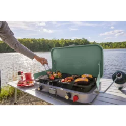 Coleman Cascade™ Stove Grill & Griddle Accessory -Campout Gear Shop Cascade 3in1 Stove PPN HickoryMoss 2157356 Var2 0002 1