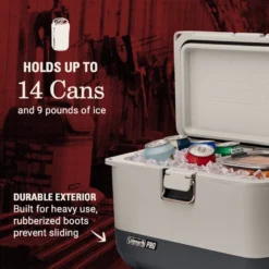 Coleman® Pro 17-Quart Hard Cooler -Campout Gear Shop ColemanPro 17QT HardCooler ATF4