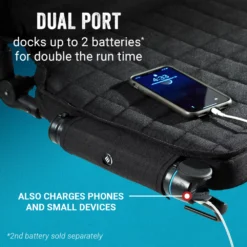 Coleman OneSource™ Heated Stadium Seat & Rechargeable Battery -Campout Gear Shop Coleman 2000037150 OneSource HeatedStadiumSeat ATF4 1