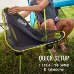 Coleman Mantis Space-Saving Full-Size Low-Profile Chair -Campout Gear Shop Coleman 2000037227 LowProfileChair ATF3