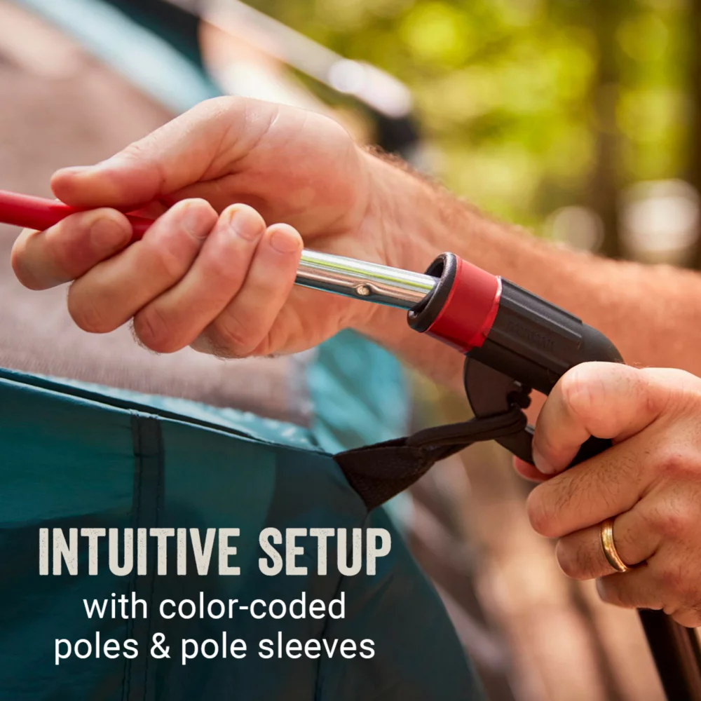 Coleman Skylodge™ 12-Person Camping Tent With Screen Room, Evergreen 4 Coleman Skylodge™ 12-Person Camping Tent With Screen Room, Evergreen - Image 2