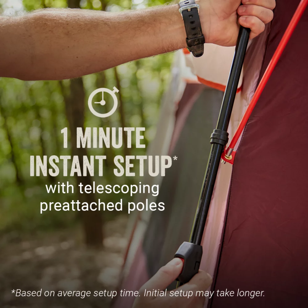 Coleman Skylodge™ 10-Person Instant Camping Tent, Blackberry 4 Coleman Skylodge™ 10-Person Instant Camping Tent, Blackberry - Image 2