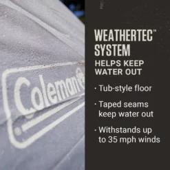 Coleman Blue Springs II™ 8-Person Camping Tent -Campout Gear Shop Coleman BlueSpringsTents 8P StormGray ATF2