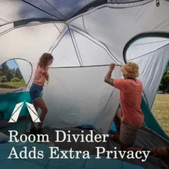 Coleman Blue Springs II™ 8-Person Camping Tent -Campout Gear Shop Coleman BlueSpringsTents 8P StormGray ATF3