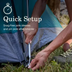 Coleman Blue Springs II™ 8-Person Camping Tent -Campout Gear Shop Coleman BlueSpringsTents 8P StormGray ATF5