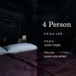 Coleman® Camp Burst™ 4-Person Dark Room™ Camping Tent 13 Coleman® Camp Burst™ 4-Person Dark Room™ Camping Tent -Campout Gear Shop Coleman CampBurstTents 4P DarkRoom ATF8