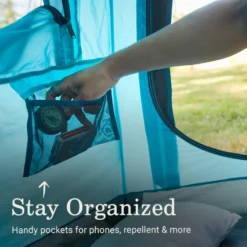 Coleman® Camp Burst™ 4-Person Camping Tent -Campout Gear Shop Coleman CampBurstTents 4P ScubaBlue ATF5