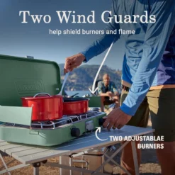 Coleman Cascade™ 222 2-Burner Camping Stove -Campout Gear Shop Coleman Cascade 222 2BurnerCampingStove ATF5