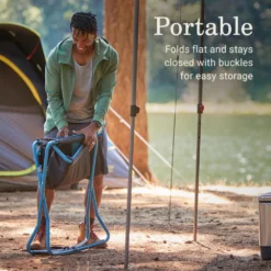 Coleman Cross Rocker Outdoor Rocking Chair 12 Coleman Cross Rocker Outdoor Rocking Chair -Campout Gear Shop Coleman CrossRockerChair DeepOcean ATF4