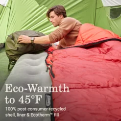 Coleman Flatlands™ 45°F Big & Tall Sleeping Bag 10 Coleman Flatlands™ 45°F Big & Tall Sleeping Bag -Campout Gear Shop Coleman Flatlands SleepingBags 45F Red BT ATF3