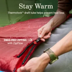 Coleman Flatlands™ 45°F Big & Tall Sleeping Bag 11 Coleman Flatlands™ 45°F Big & Tall Sleeping Bag -Campout Gear Shop Coleman Flatlands SleepingBags 45F Red BT ATF4