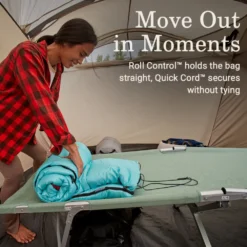 Coleman Flatlands™ 50°F Sleeping Bag -Campout Gear Shop Coleman Flatlands SleepingBags 50F BlueHydrangea ATF4