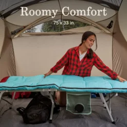 Coleman Flatlands™ 50°F Sleeping Bag -Campout Gear Shop Coleman Flatlands SleepingBags 50F BlueHydrangea ATF5