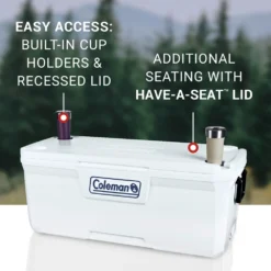 Coleman 316 Series™ 150-Quart Marine Hard Cooler -Campout Gear Shop Coleman MtLoganATF 3000006126 05 1