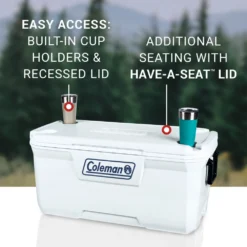 Coleman 316 Series™ 120-Quart Marine Hard Cooler 12 Coleman 316 Series™ 120-Quart Marine Hard Cooler -Campout Gear Shop Coleman MtLoganATF 3000006137 05 1