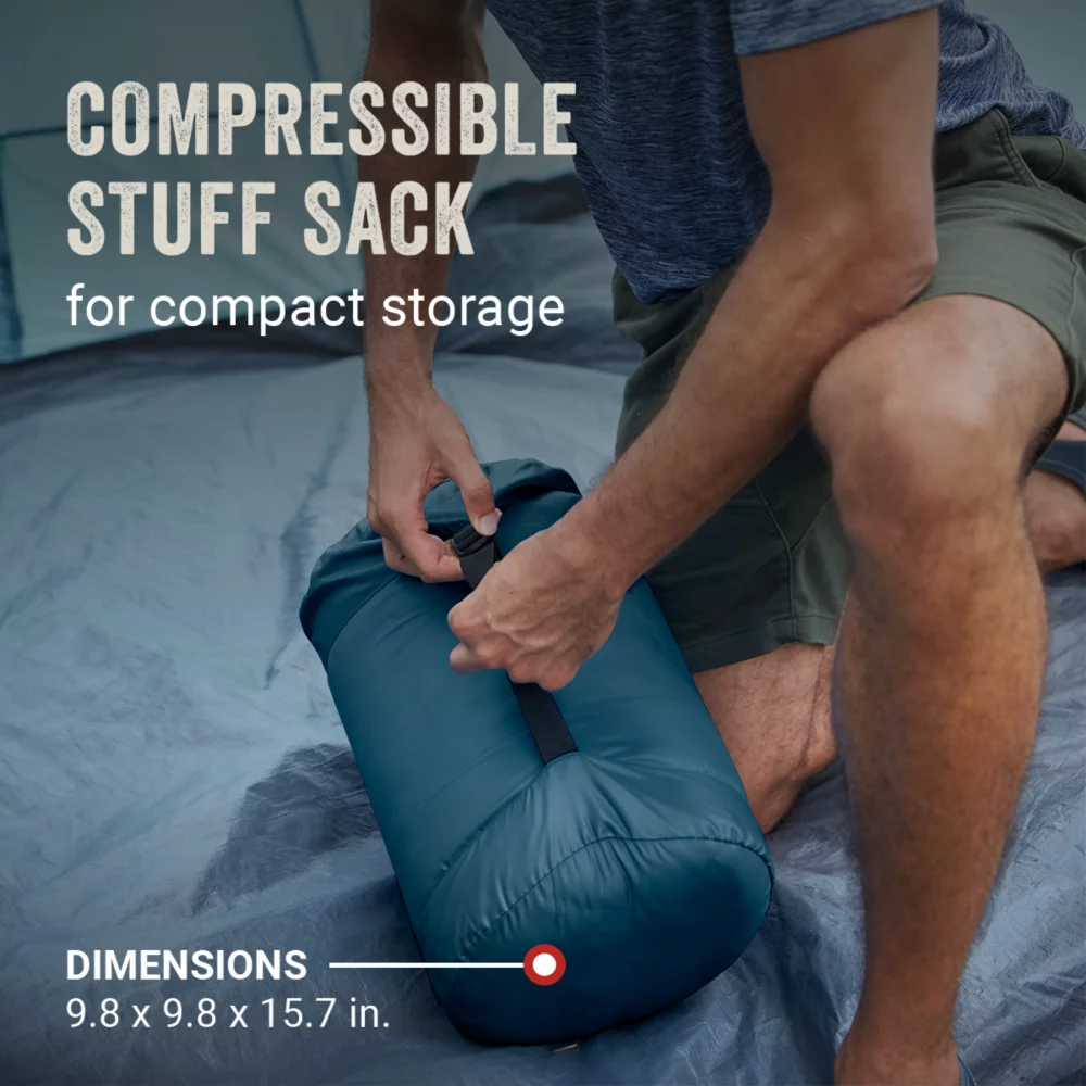 Coleman Kompact™ 20°F Rectangle Sleeping Bag 5 Coleman Kompact™ 20°F Rectangle Sleeping Bag - Image 3