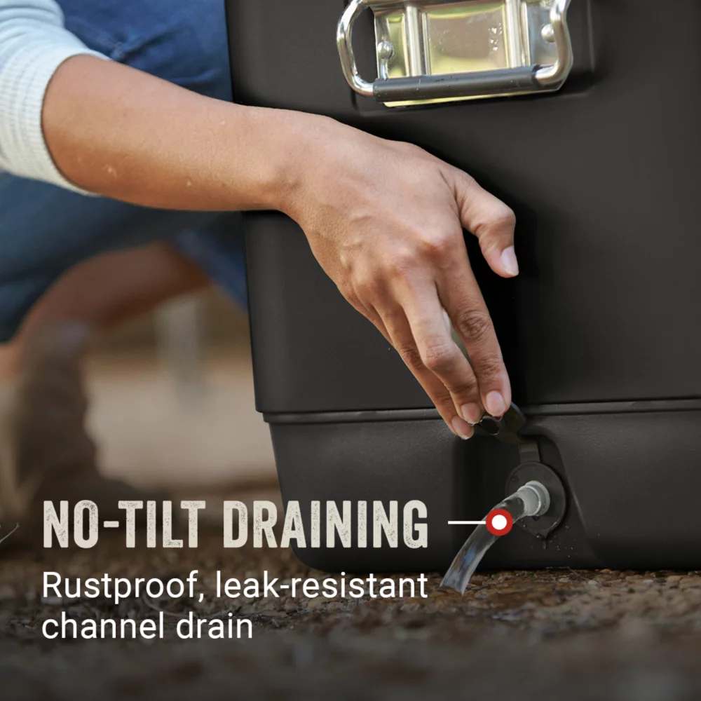 Coleman Reunion™ 54-Quart Steel Belted® Matte Cooler, Midnight 6 Coleman Reunion™ 54-Quart Steel Belted® Matte Cooler, Midnight - Image 4