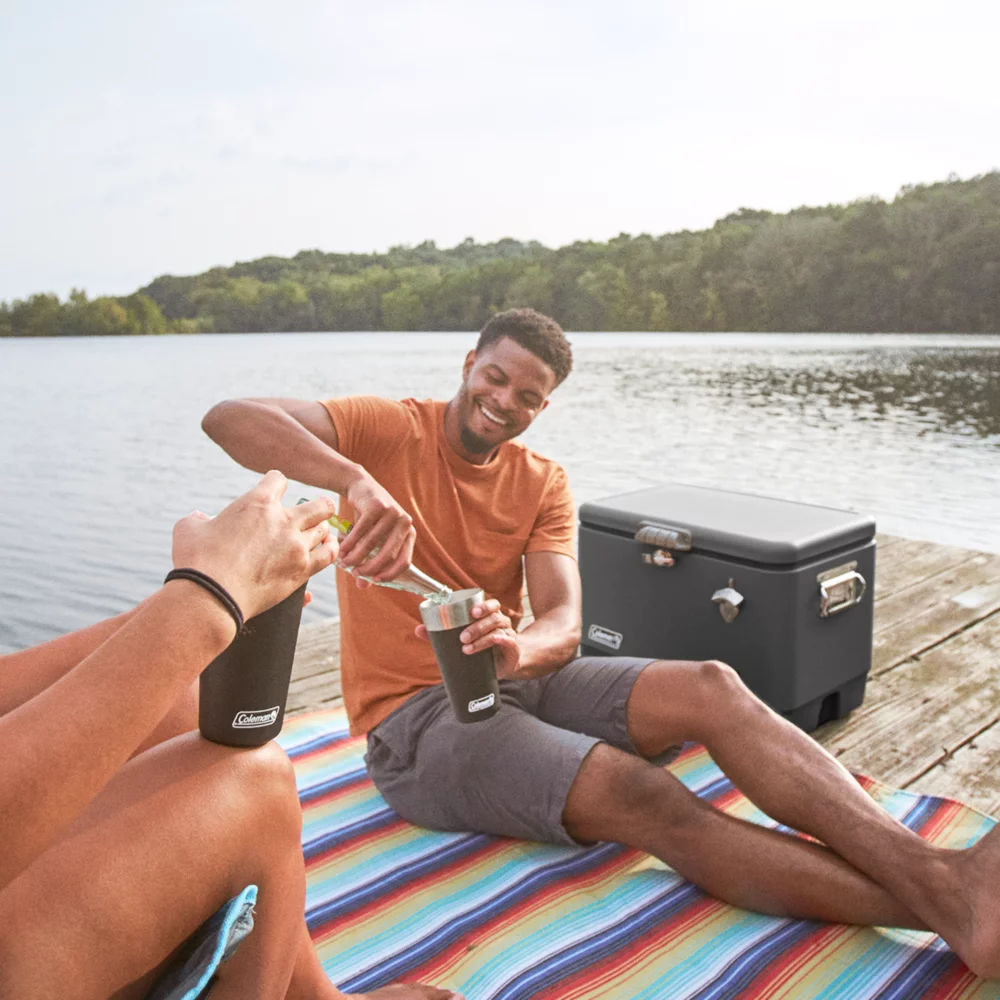 Coleman Reunion™ 54-Quart Steel Belted® Matte Cooler, Midnight 9 Coleman Reunion™ 54-Quart Steel Belted® Matte Cooler, Midnight - Image 7